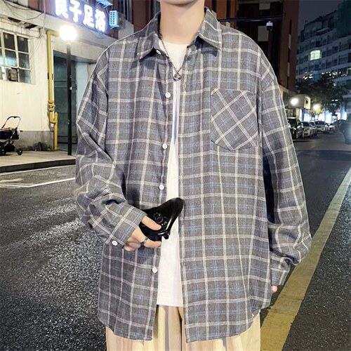 长袖衬衫男港风潮流CG037P30，男装衬衫，星座1116-2