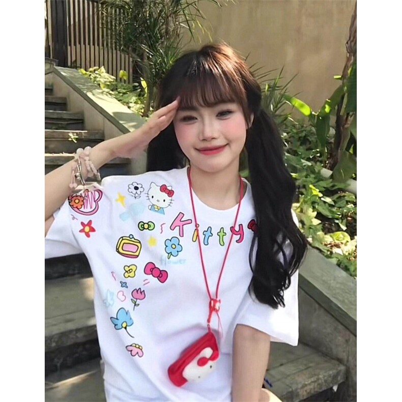 H0721-P30宽松休闲2026新款夏季短袖印花t恤女，男装T恤，星座617A-2