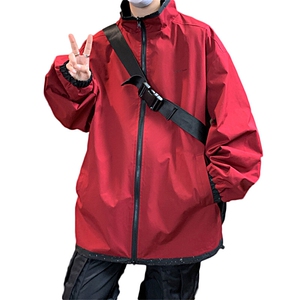 JK9026/P70春装两面穿休闲男外套宽松情侣运动ins百搭夹克两面服图片