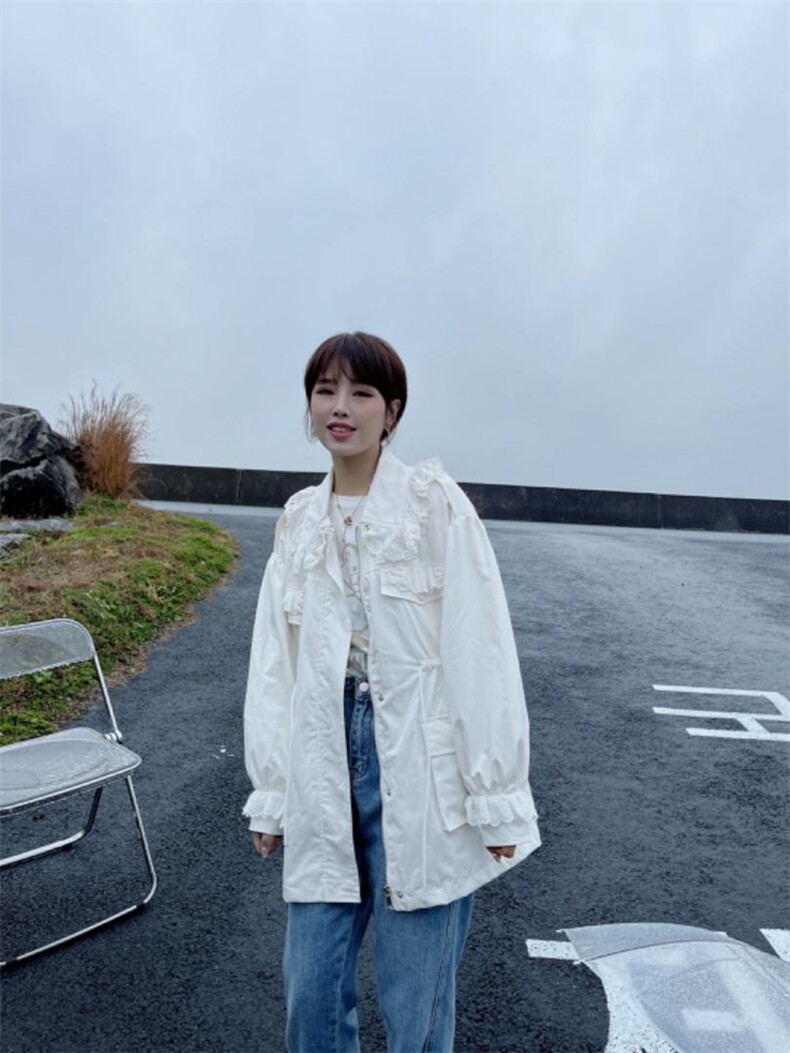 花边风衣，女装风衣，MISSYOU