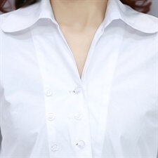 纯棉中长款加绒衬衫女长袖遮屁股秋冬显瘦时尚洋气打底上衣衬衣女，女装衬衫，风姿绰