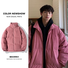 灯芯绒M-6XL数据款2026冬季新款情侣棉衣立领棉服XZ109-223-P88，男装棉衣，星座109