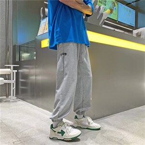 春夏运动休闲裤男直筒垂感ins潮牌港风G263P28,男装休闲裤,星座1116-2