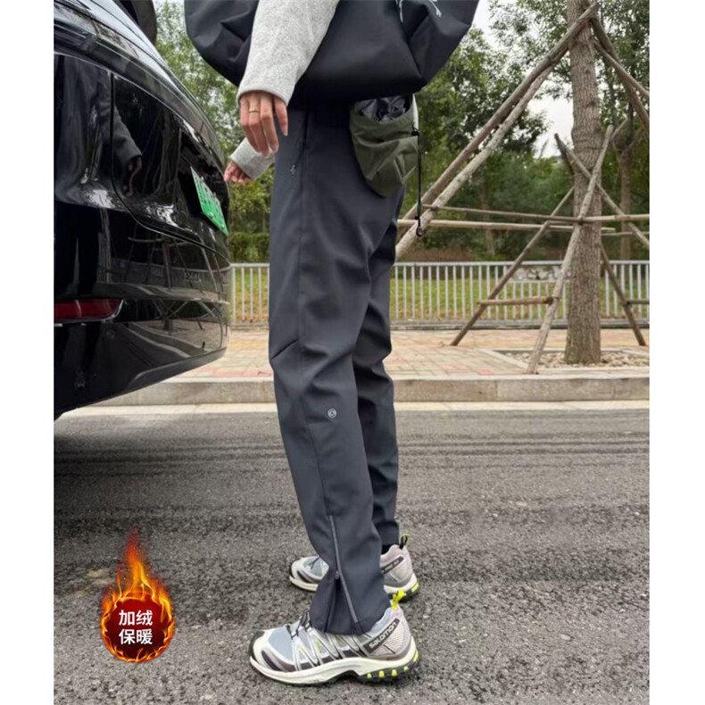 冬款加绒防风户外拉链款休闲裤，网图-A061-AX01857JR-特P55图片