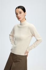 2025年新款春秋羊女薄款修身高领上衣打底毛衣，女装针织衫/毛衣，玛卡隆羊绒