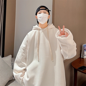 8XL-M羊羔绒卫衣男秋冬加肥加大码胖子连帽卫衣WY201-P65控78图片