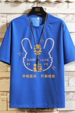 华夫格t恤男短袖男大码五分袖砖墙挂拍HT73297-P22，男装T恤，电商A040A