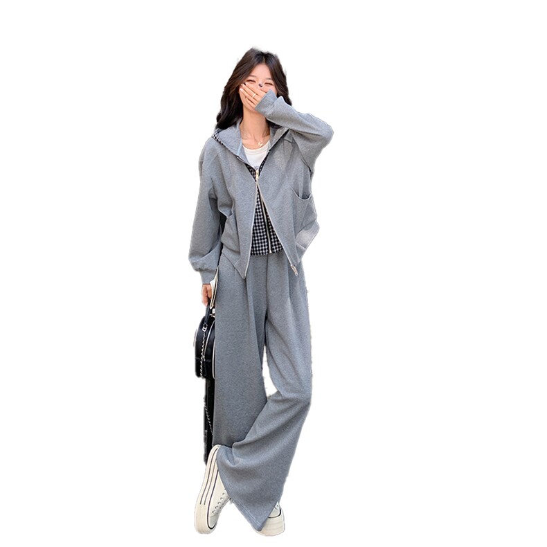 有货新品25秋针织连帽外套阔腿裤套装2C285-2860-P185-K278,女装套装/套裙,2C285