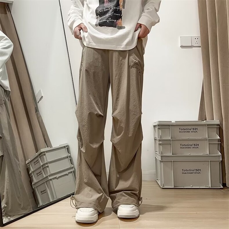 美式街头风休闲裤子男女新款速干宽松阔腿复古工装长裤B2565-p38,男装工装外套,星座1008-1