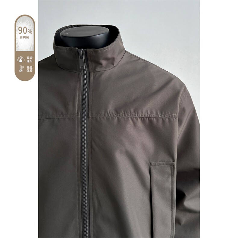广检90%白鸭绒冬季假模羽绒服充绒量75gM-5XHY25598-特P109,男装羽绒服,电商A022