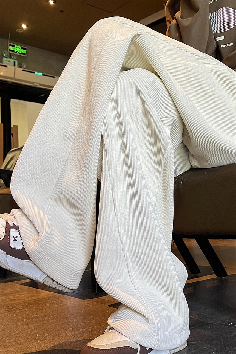加绒加厚欧棉绒灯芯绒休闲裤直筒弯刀裤A493特P45控78,男装休闲裤,电商A309