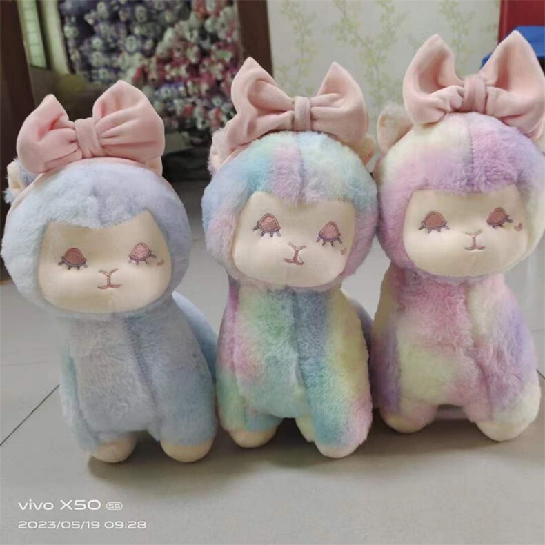彩色小羊，永光毛绒玩具