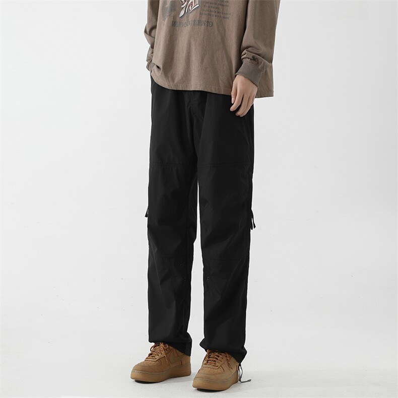 美式机能降落伞兵裤男秋季cleanfit裤微喇叭工装冲锋裤MK552-p36,男装休闲裤,星座1008