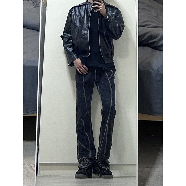 ！拿图不拿货！cleanfit牛仔裤小众设计感裤子KZA11-P53,男装牛仔裤,星座1007（原301D）