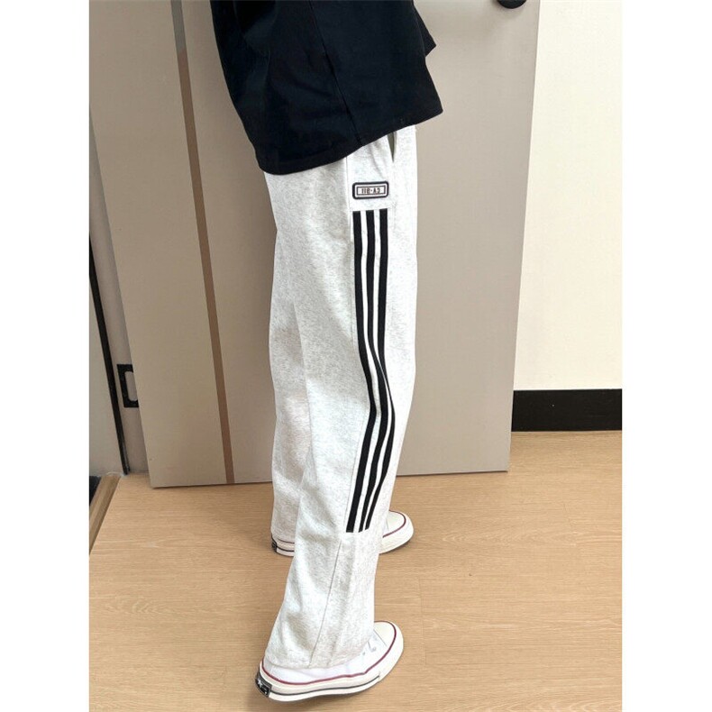 【有货】A2302CC-特P38侧条纹卫裤男款美式复古直筒裤子,男装休闲裤,星座1007（原301D）