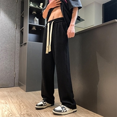 2026秋季新款冰丝高级肌理感拖地长裤男阔腿休闲裤XK66323-P45，男装休闲裤，电商A042