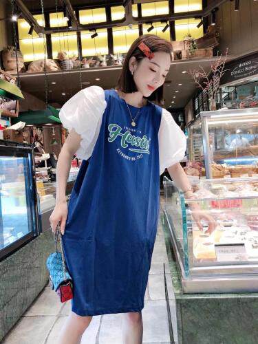 雪纺袖连衣裙，女装连衣裙，一杭