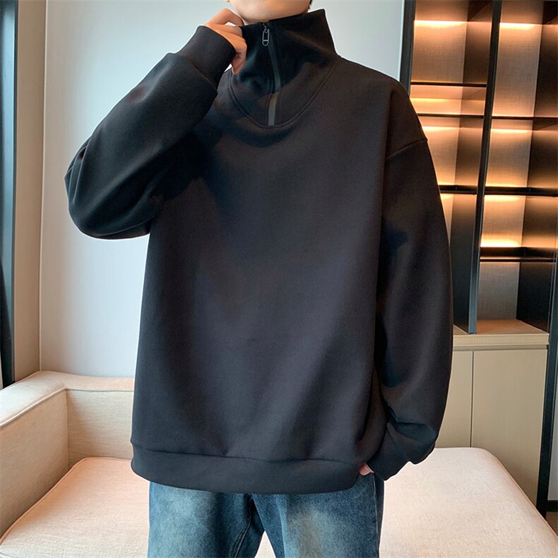 秋季半开衫卫衣男潮流时尚休闲卫衣打底衫WY750-P40,男装T恤,星座210-1