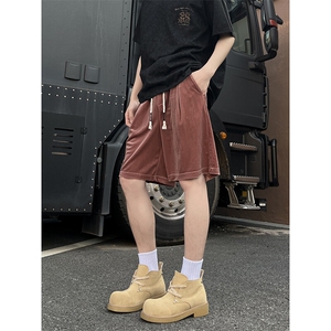 A178 男女同款冰丝速干短裤休闲夏季外穿宽松休闲裤DK161-P28图片
