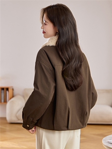 现货2025新款冬季加绒棉衣保暖派克服图片