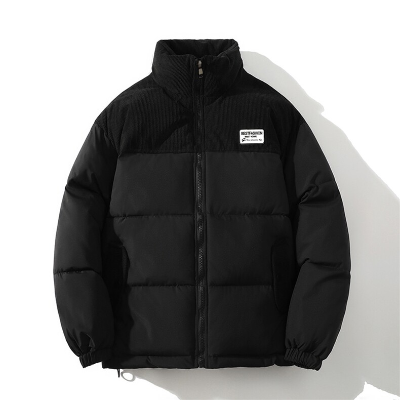 冬季加厚男士立领棉衣潮流休闲棉服加厚保暖棉袄A266-WMY8623-P75,男装棉衣,电商A266