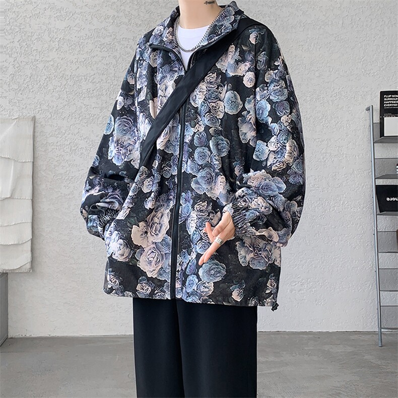 现货JK10070-特批55春季大码高品质夹克外套宽松情侣上衣,男装夹克,电商A059