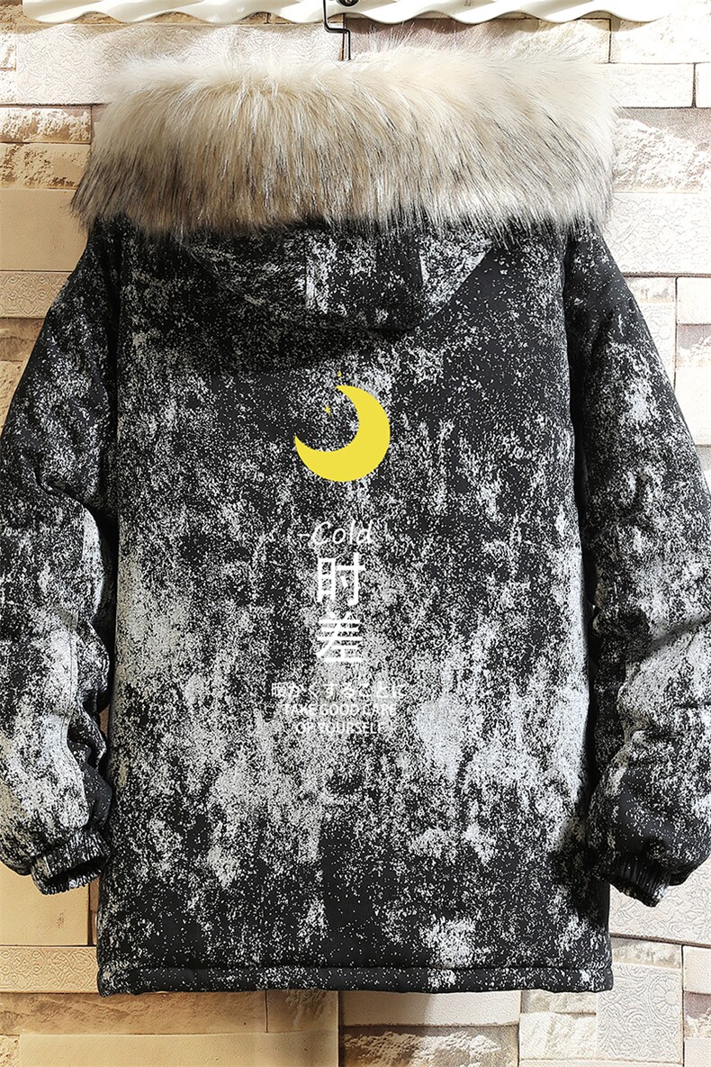 MC49047-P135日系潮衣男大码派克服男工装服外套袄砖墙,男装棉衣,电商A040A