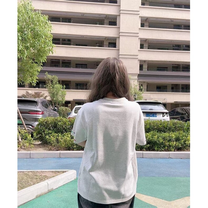 H0938-P35原版刺绣口袋设计夏季休闲百搭宽松情侣短袖T恤,女装T恤,星座617A-2