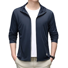 防晒衣2023夏季超薄透气中年男士防晒服外套户外衣服休闲连帽夹克，男装夹克，电商B212（原钱塘6029）