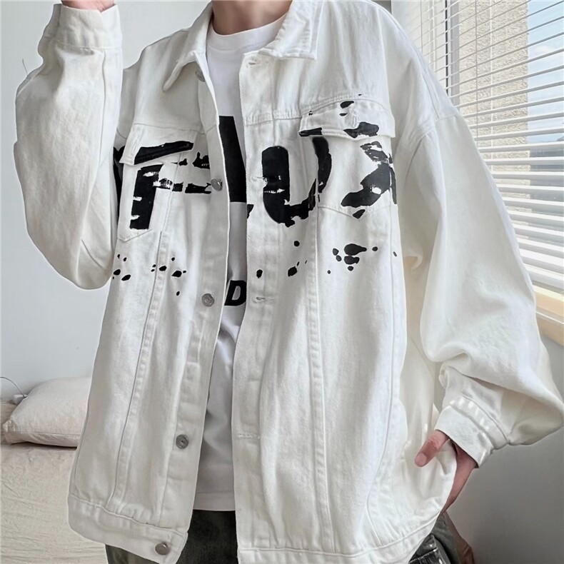 牛仔外套男韩版复古工装夹克潮牌ins港风宽松帅气上衣潮DW106-p60,男装工装外套,星座1008-1