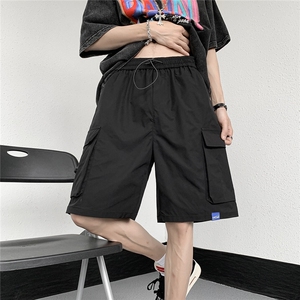 2026夏装立体大口袋工装短裤休闲五分裤高街 K9807/特P30 黑色5图片
