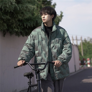 2025直冲男潮牌潮流港风高街高中生保暖羽绒棉服A170-M835-TP55图片