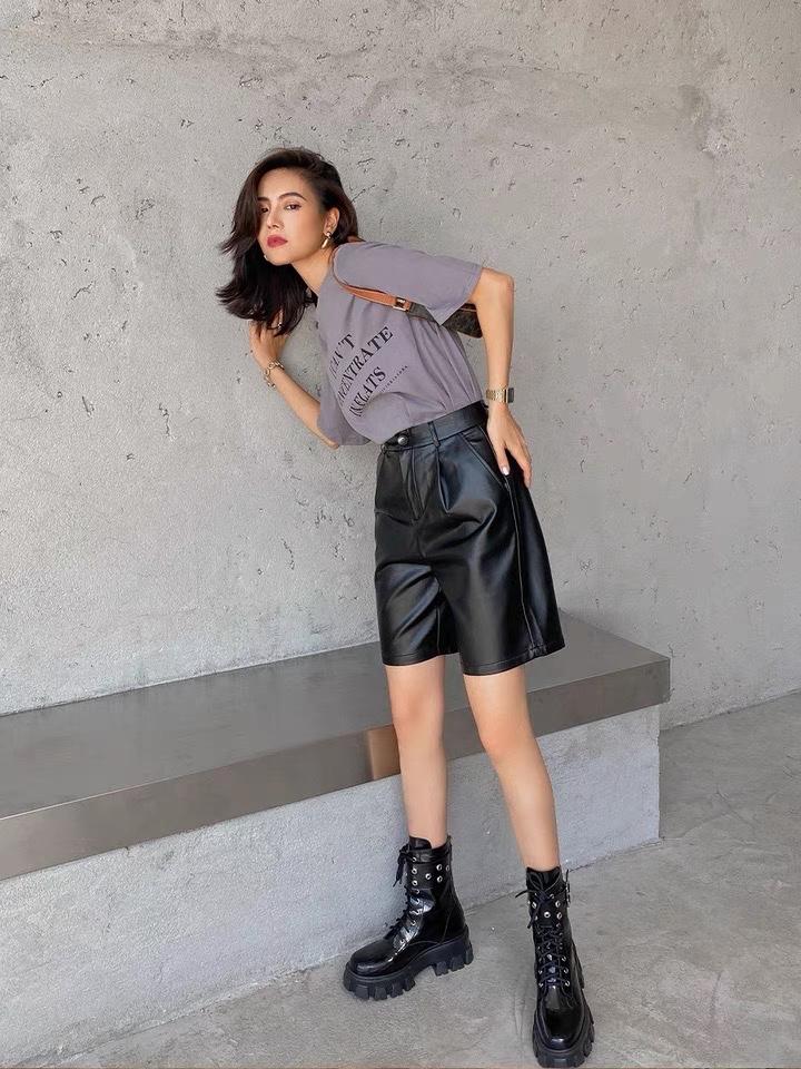 2022新款韩版宽松显瘦休闲五分裤,女装其它,L·H·X