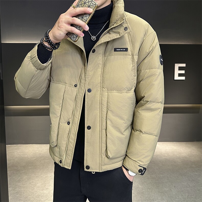 2026冬装新款防风保暖羽绒服潮牌休闲百搭立领袄子Y9801P155,男装羽绒服,星座914