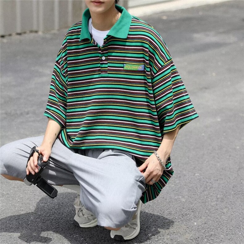 夏季潮牌男士短袖t恤男潮流上衣HT86P30,男装T恤,星座1116-2