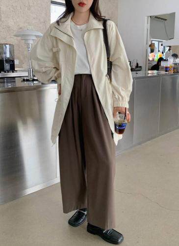 现货秋款风衣，女装风衣，BAIBIANYIYI