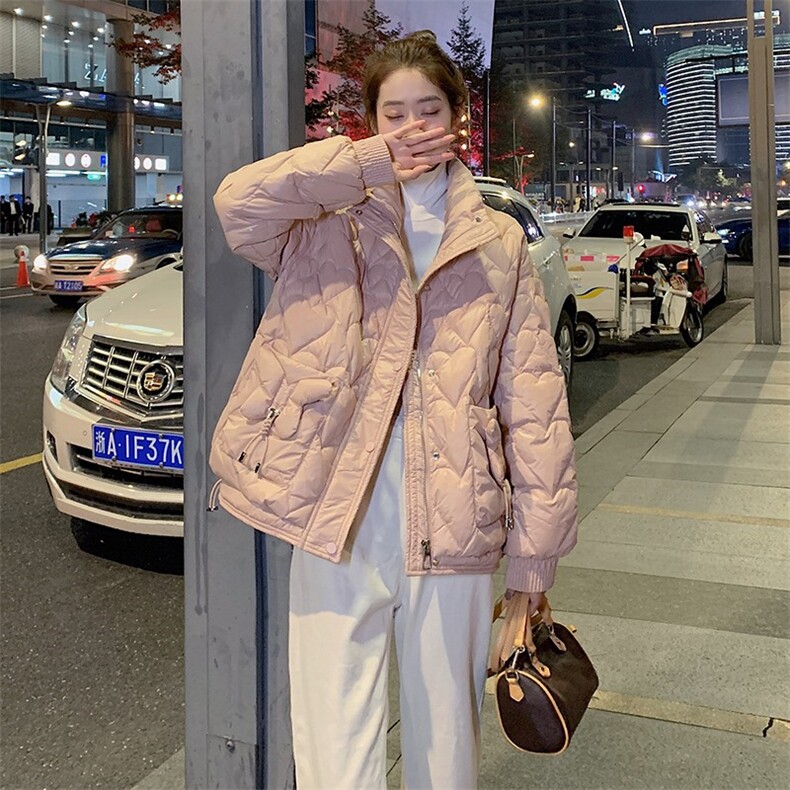 新品90白鸭绒图案都是爱你的形状现货-305-款号A817-P275K388,女装羽绒服,浙宝305