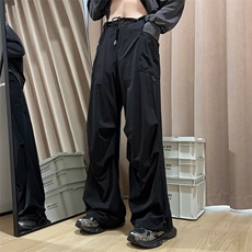 休闲裤男韩版潮流大口袋个性个高街帅2024秋冬季ins长裤K4407-P36，男装休闲裤，星座412-2