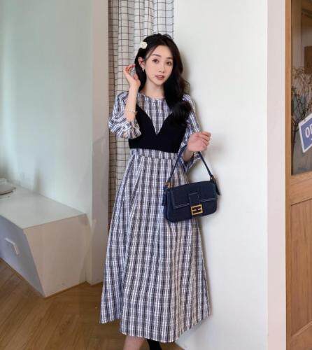 秋季新款连衣裙，女装连衣裙，E莎