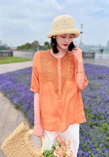 纯苎连衣裙小衫裤子裙子衬衣 时尚风 风淑女风休闲风，女装连衣裙，川哲