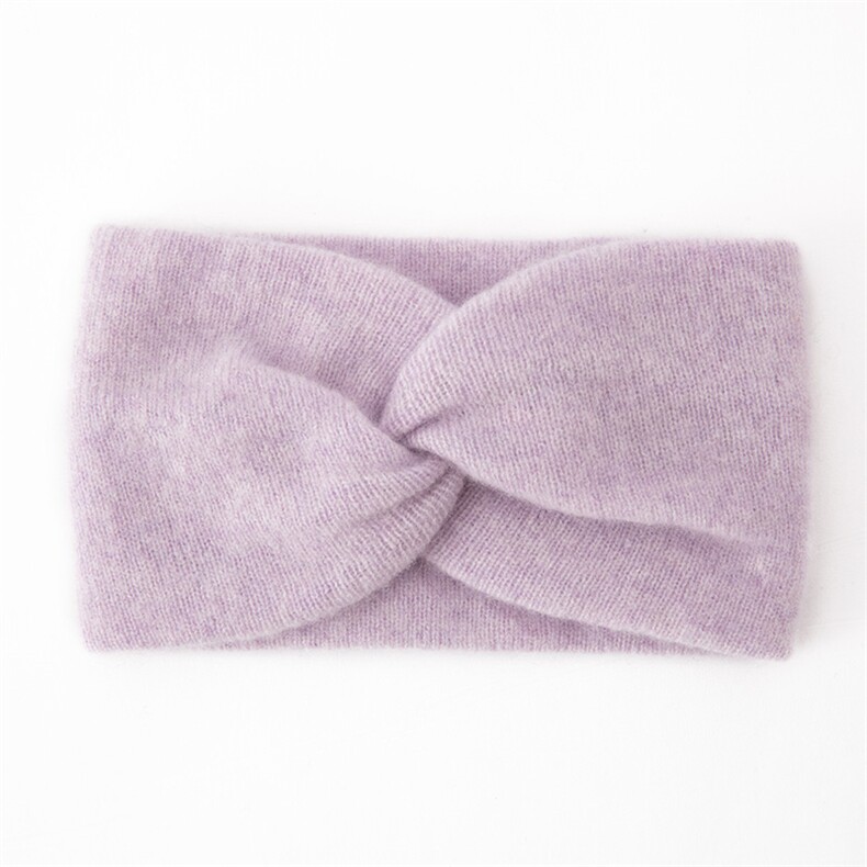 针织毛线发带女发饰化妆蝴蝶结洗脸交叉束发头饰，周边，戎咖羊绒