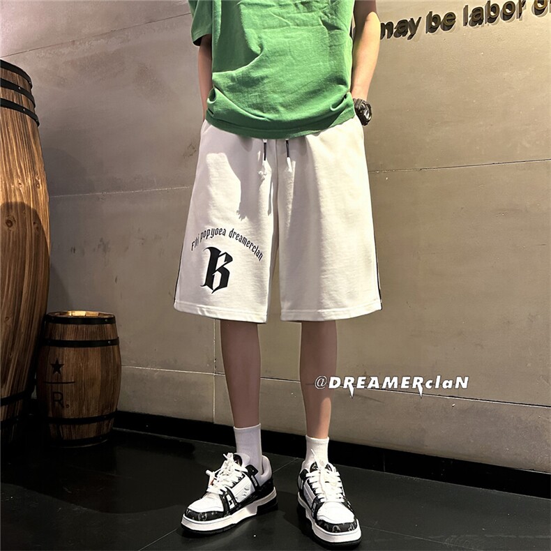 D2020-P38控48 抖音潮牌美式篮球裤子大码肥仔高街潮ins五分裤图片