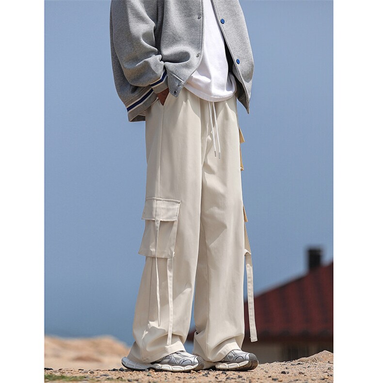 港风情侣款工装宽松长裤美式复古时尚潮流休闲裤K591TP45控69，男装工装外套，电商A102B