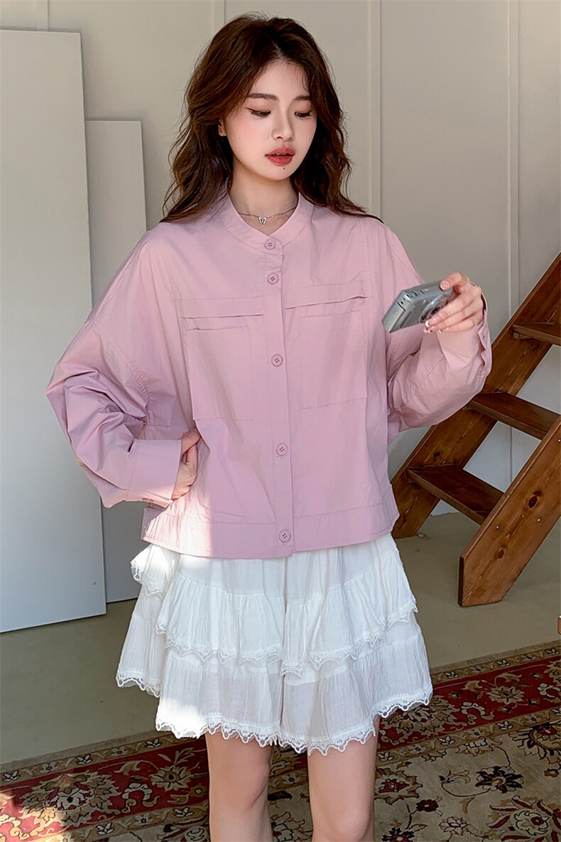 【新款】春夏款纯色休闲外套薄款上衣2C353/8669/P120/K178,女装短外套,2C353