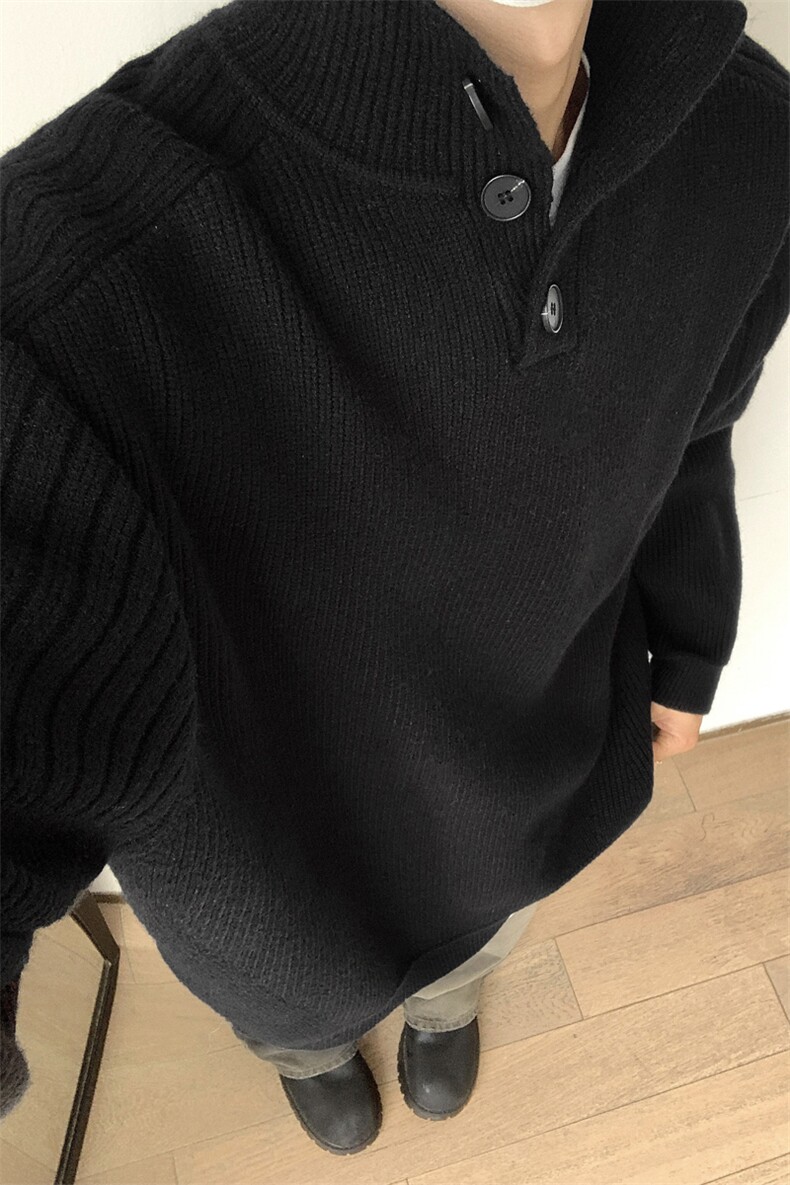 (风）秋冬新款高克重1结构织法可变高领翻领毛衣TM08-P83,男装针织衫/毛衣,星座1315