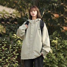 春季新款美式山系双面穿连帽冲锋衣情侣潮流夹克外套JK7902-特P80，男装夹克，星座904
