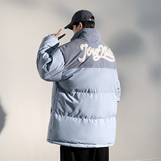 冬季青少年灯芯绒立领拼接外套休闲百搭面包服棉服5302-P78，男装棉衣，电商B306