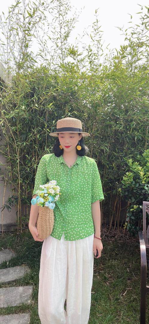 纯苎连衣裙小衫裤子裙子衬衣 时尚风 风淑女风休闲风，女装连衣裙，川哲