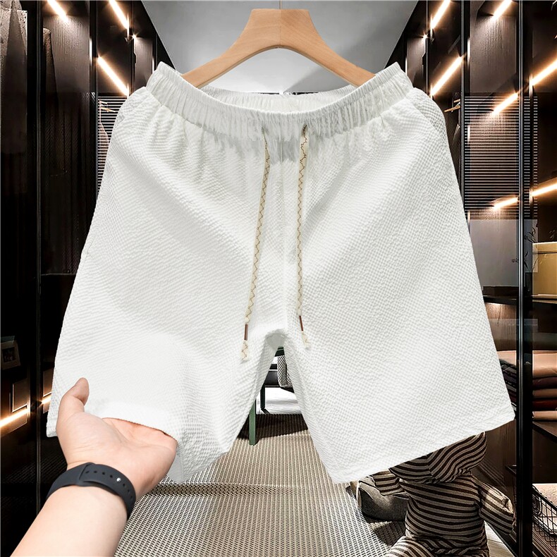 2025男士休闲短裤男士纯色韩版五分裤1502-K33-P15,男装牛仔裤,星座1502-1