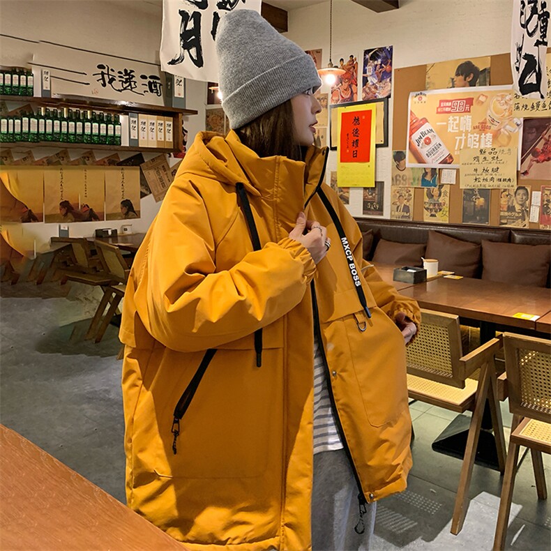 2C085-Q050P280新款宽松织带派克90羽绒服外套控428,女装羽绒服,2C085